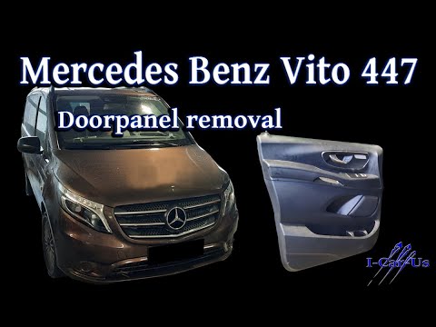 Mercedes Benz Vito 447 doorpanel removal - Tutorial