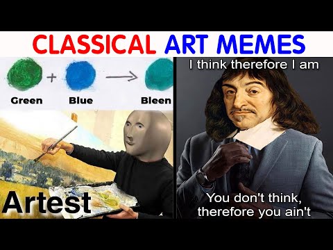 Hilarious Classical Art Memes That Deserve A Museum Of Their Own|| video compilation #55