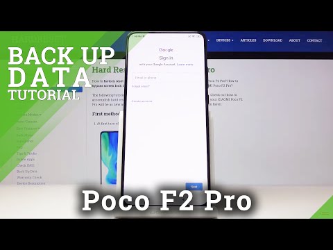 How to Backup Data in XIAOMI Poco F2 Pro – Google Backup