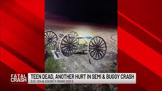 16-year-old dead, another injured in crash involving semi-truck, horse-drawn buggy in Adams Co.