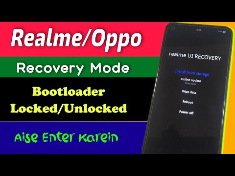 How to enter Recovery mode in realme/Oppo phone with unlocked/locked bootloader.Realme recovery mode