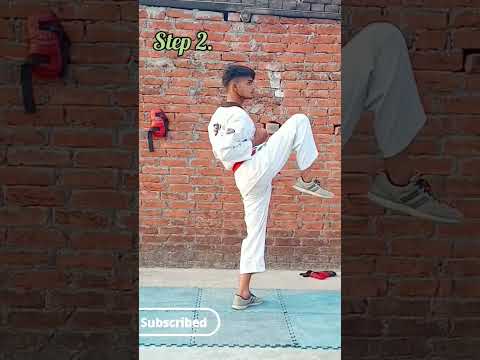 basic front kick learn karate #shorts #karate  #taekwondocamp