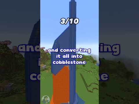 Lava & Water Cobblestone Tower