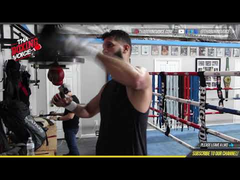 🔴Carlos Negrón In Camp With Luis Ortiz in Miami for Dominic Breazeale Fight