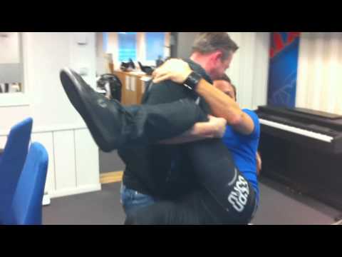 Tony Irving och Roger tar en bild