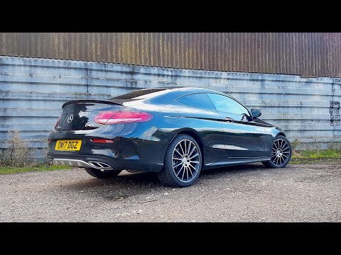 INSIDE MERCEDES AMG C43 COUPE DRIVE - 2018 4Matic Review - Joe Achilles