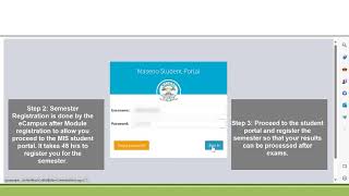 ecampus Module Registration video