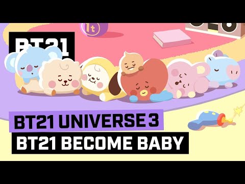 [RUS] 200730 [РУС САБ] BT21 UNIVERSE 3 ANIMATION EP.08 - BT21 BECOME BABY