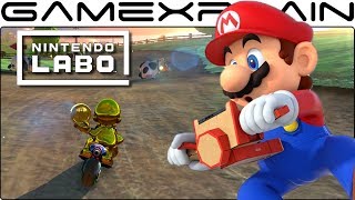 Testing Out the Labo Motorbike in Mario Kart 8 Deluxe's New Update