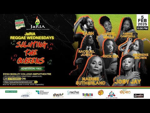 JaRIA Reggae Wednesdays   Saluting The Queens