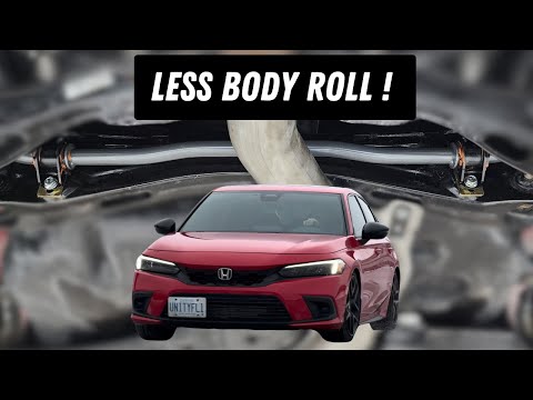 Progress Tech 22mm Rear Sway Bar Install & Testing - 2022+ Honda Civic, 2023+ Acura Integra