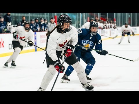 Highlights from White's win over Finland at the 2023 National Women's U18 Team Selection Camp