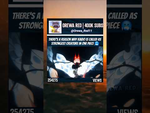 Kaido is just Built different 💀 #onepiece #kaido #imu