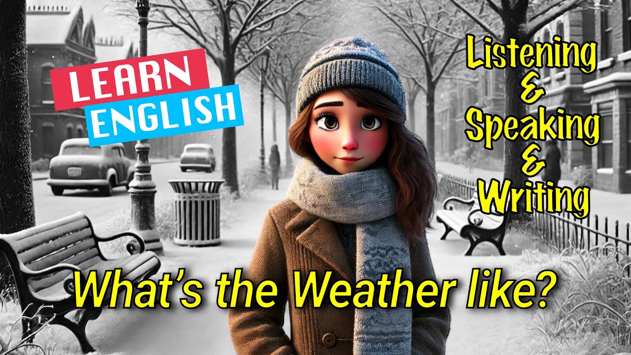 "Learn Weather Vocabulary with Raquel | English Listening and Speaking Practice | Kidotalk "