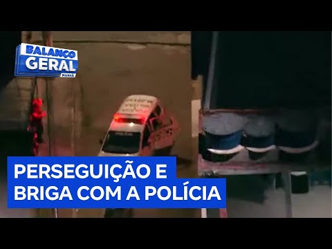 Helicóptero da RECORD flagra perseguição policial na zona leste de São Paulo