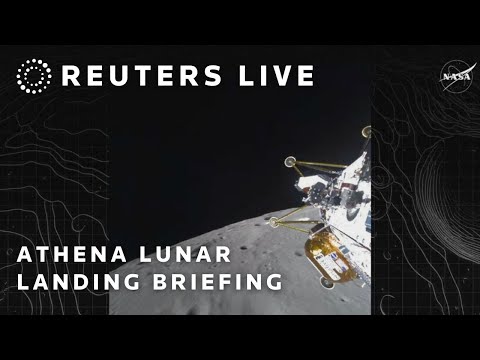 LIVE: Briefing after Athena lunar touchdown status unclear