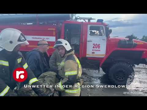 Unwetter in der Region Swerdlowsk