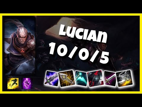 KOREAN Challenger Lucian TOP (10/0/5) vs RENEKTON Gameplay Replay - Patch 10.18