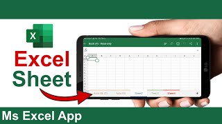 How to add delete rename sheet into ms excel mobile app 2021 | MS EXCEL ANDROID App tutorial