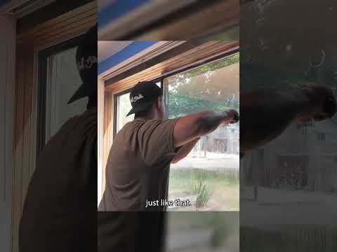 Security Film Installation of Attachment System
