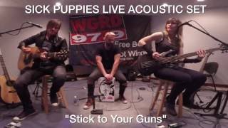 Sick Puppies &quot;Stick To Your Guns&quot; Acoustic Performance at WGRD in Grand Rapids, MI 7/11/2016