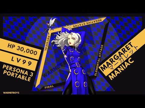 Margaret Maniac Ultimate Boss Persona 3 Portable