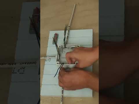 Jednopolni prekidač-spajanje jednopolnog prekidača u razvodnoj kutiji-elektro instalacije