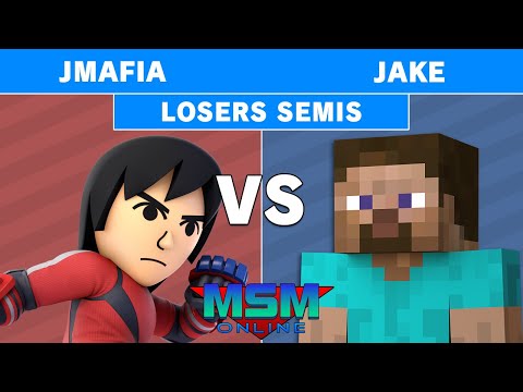 MSM Online 43 - Jake (Minecraft Steve) Vs. JMafia (Mii Brawler) - Losers Semis