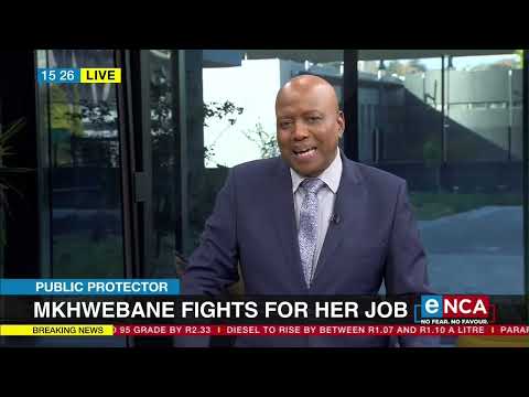 Discussion Mkhwebane fights for her job