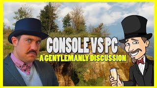 PC Master Race vs Console Peasantry - Top Hat Gaming Man & Champagne