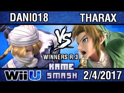 [Kame Smash V] Ronda 3 Winners: Dani018(Diddy Kong, Sheik) VS Tharax(Link)
