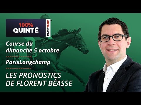 Quinté PMU Predictions - 100% Quinté for Sunday, October 5 at ParisLongchamp