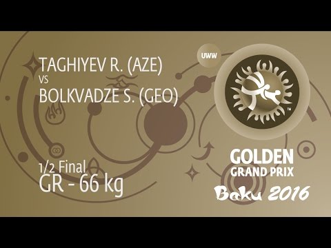 1/2 GR - 66 kg: S. BOLKVADZE (GEO) df. R. TAGHIYEV (AZE), 2-0