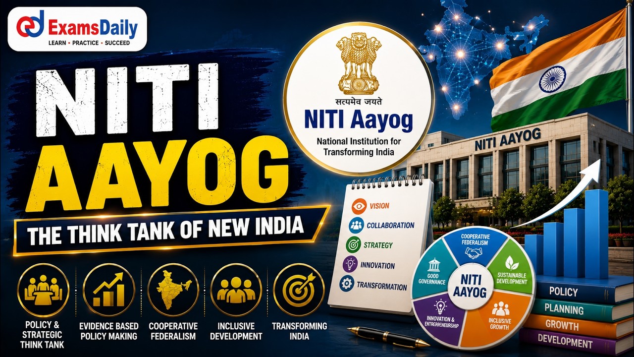 TNPSC 2026  NITI Aayog (National Institution for Transforming India)