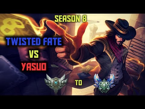 HOW TO DESTROY YASUO AS TWISTED FATE | Season 8 Twisted Fate vs Yasuo Mid Guide | League of Legends