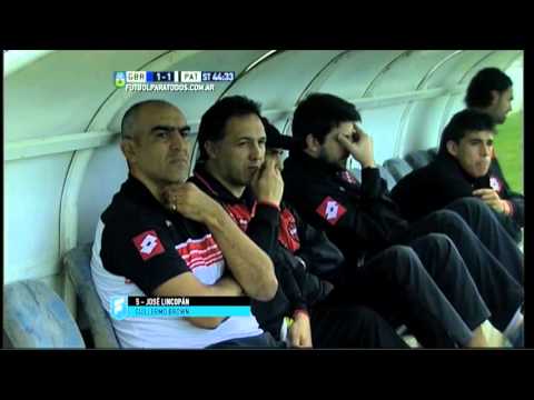Gol de Lincopán. Guillermo Brown 1 - Patronato 1. Fecha 35. B Nacional 2015. FPT