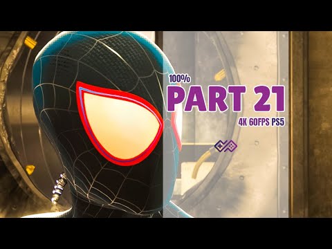 SPIDER MAN MILES MORALES - 100% Walkthrough No Commentary - PART 21 [4K 60 FPS PS5]