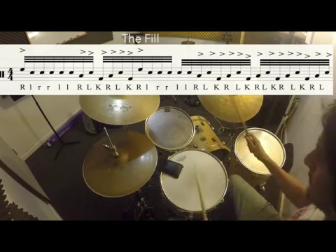Drum Lesson - Fill de la muerte #18 - Paradiddlediddle plus RLK