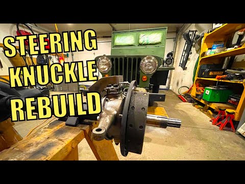 Eliminate NOTCHY STEERING by REBUILDING Steering Knuckles