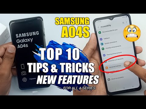 Samsung Galaxy A04s New Top 10 Tips & Tricks - Hidden Features [For All A Series] English Tutorial