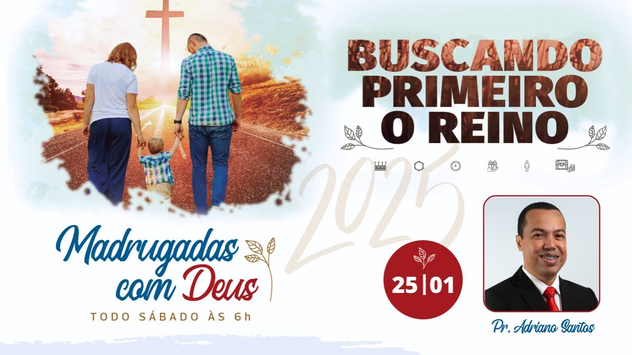 MADRUGADAS COM DEUS| Pr. Adriano Santos