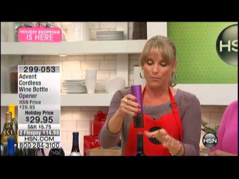Kelly Diedring Harris presents the Advent Wine Opener on HSN; Dec 2014