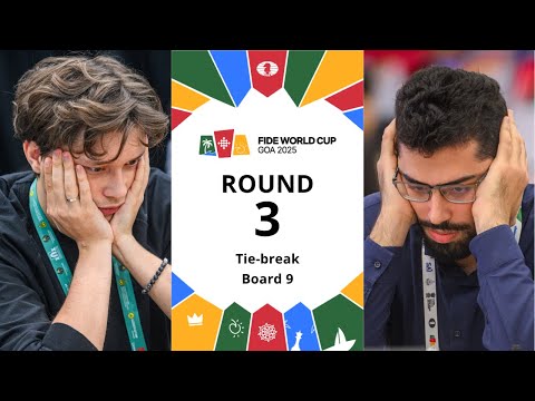 Andrey Esipenko – Pouya Idani 🇮🇷 | FIDE World Cup 2025 | Round 3 | Tie-break | Board 9
