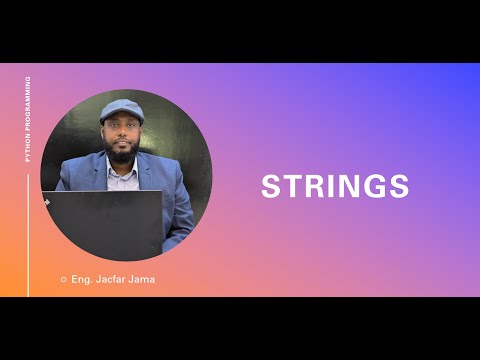 03 Python Programming Strings Somali