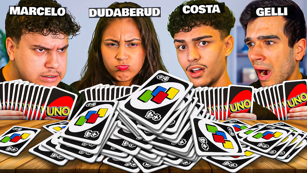 DEU BRIGA no UNO da CURTA!! (Marcelodrv, Dudaberud, Costa e Gelli)