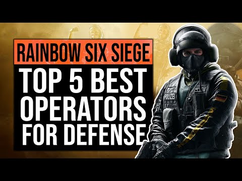 Best Defense Operators In Rainbow Six Siege | Top 5 Defenders In Year 6