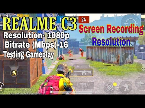 Realme C3 Video Resolution- 1080p, Bitrate- 16 Testing gameplay