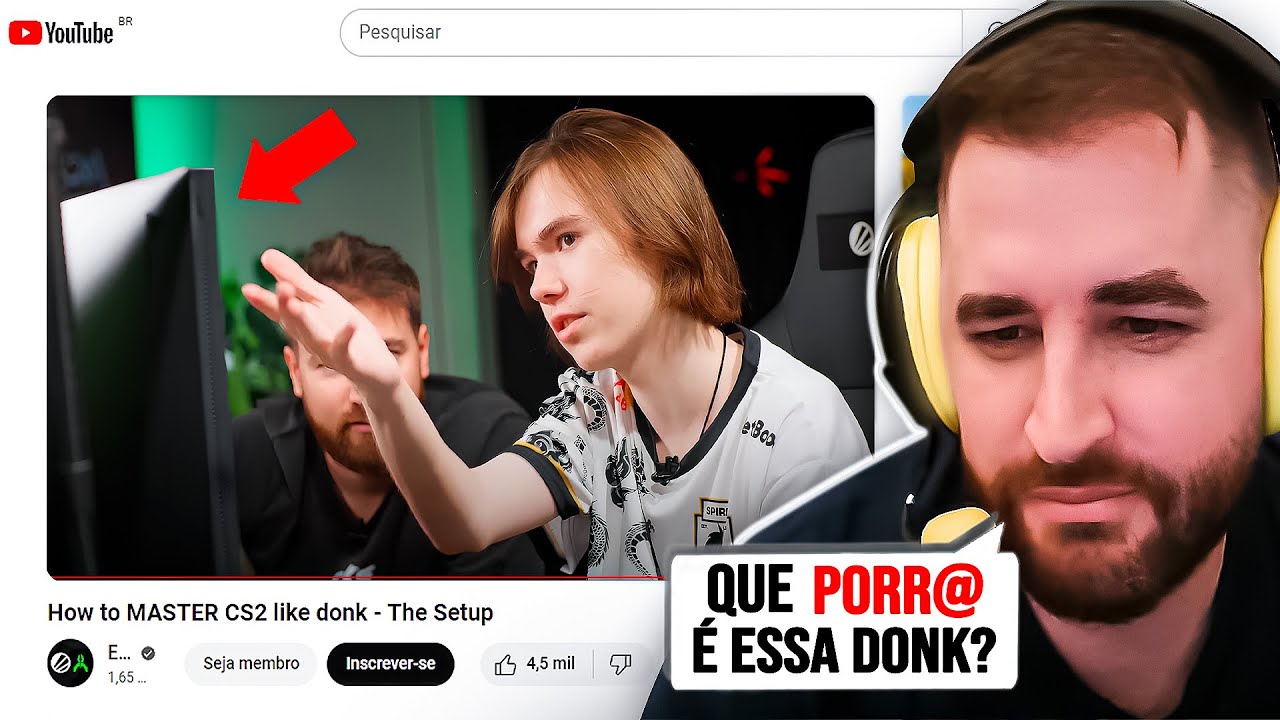 FALLEN ficou SURPRESO com a CONFIG do DONK! ELE REVELOU TUDO... (mira, comandos, sens...)