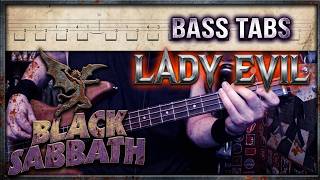Lady Evil by Black Sabbath - Bass Cover with Tabs Play-Along