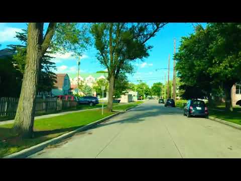 Summer Evening Drive to Beverly Hills, Michigan from Royal Oak, Michigan